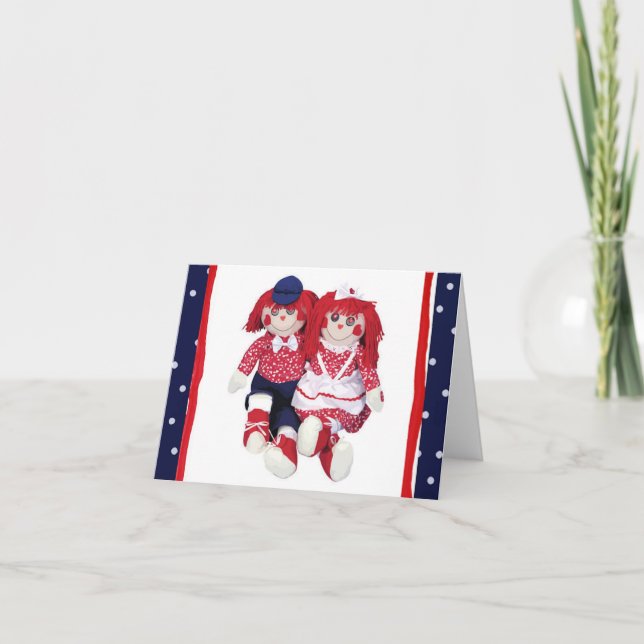 Raggedy Buddies Note Card (Front)