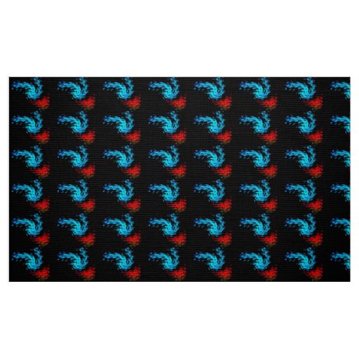 Raggedy Butterfly on Rose Fabric