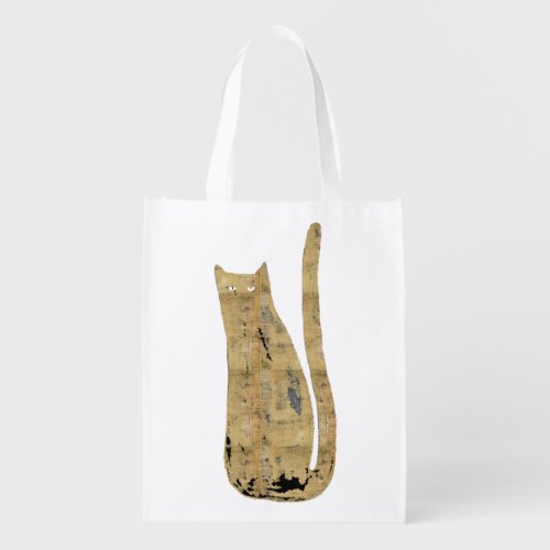 Raggedy Cat  Grocery Bag