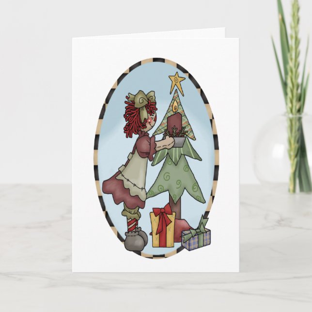 Raggedy Christmas Holiday Card (Front)