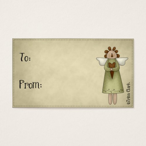 Raggedy Doll Country Primitive Design Gift Tags