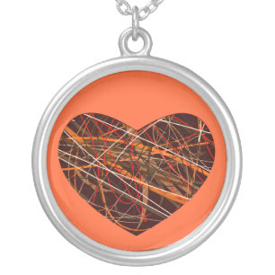 Raggedy Heart Necklace