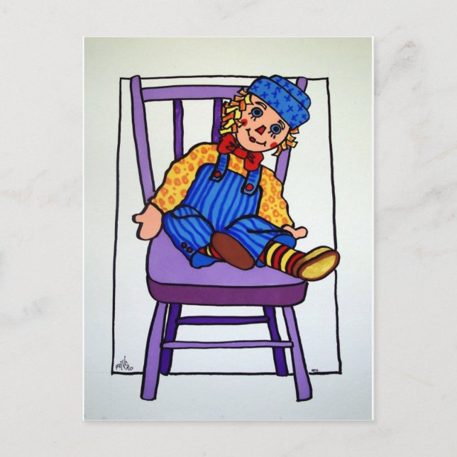 Raggy Andy Postcard (Front)