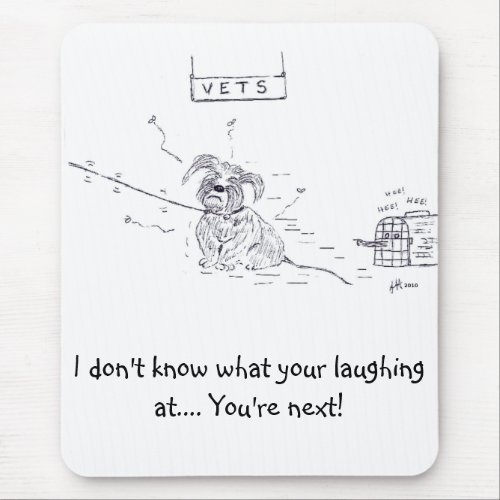 Raggy Dog _ Vet Vexation Mouse Pad