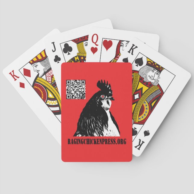 Raging Chicken Press | The Hand You're Dealt Poker Cards (Back)
