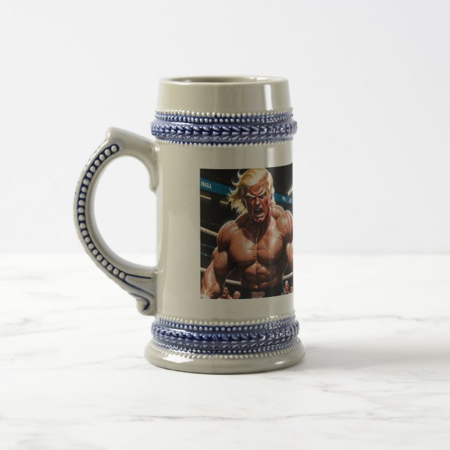 Raging Donny T (MMA/Wrestling MAGA Superstar) Beer Stein (Left)