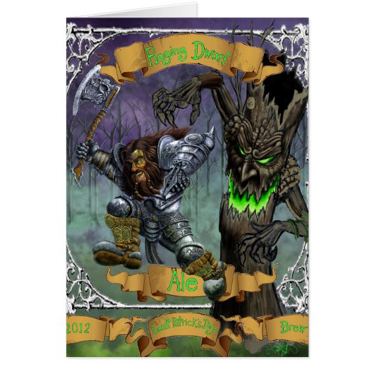 Raging Dwarf Ale Cards (Front)