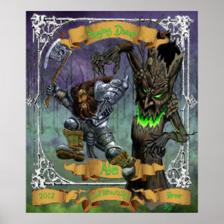 Raging Dwarf Ale Poster