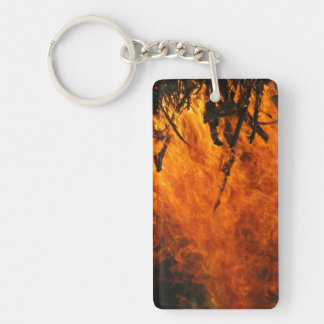Raging Fire Keychain