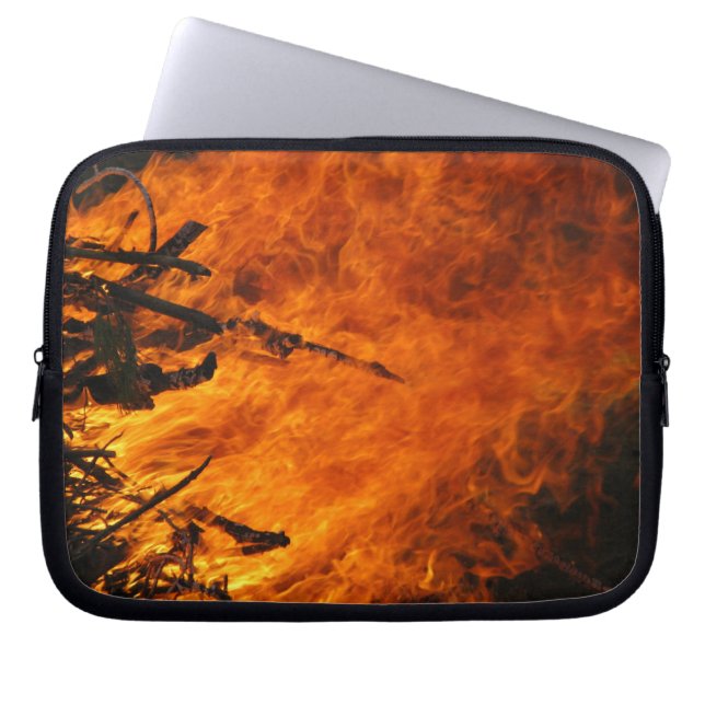 Raging Fire Laptop Sleeve (Front)