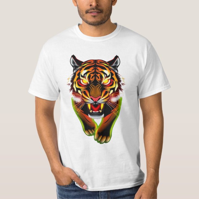 Raging Tiger T-shirt (Front)