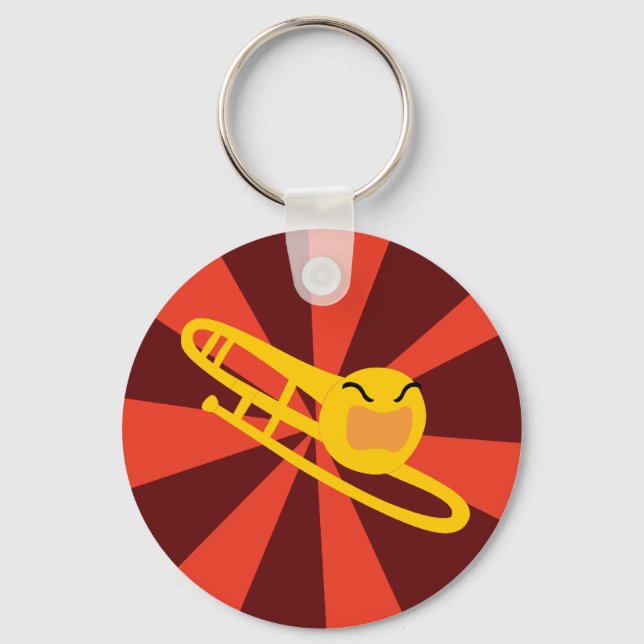 Raging Trombone Keychain (Front)