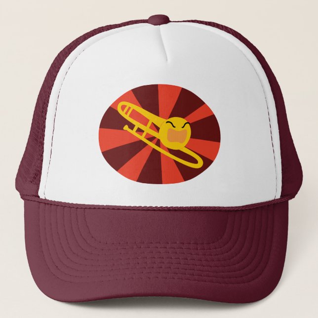 Raging Trombone Trucker Hat (Front)