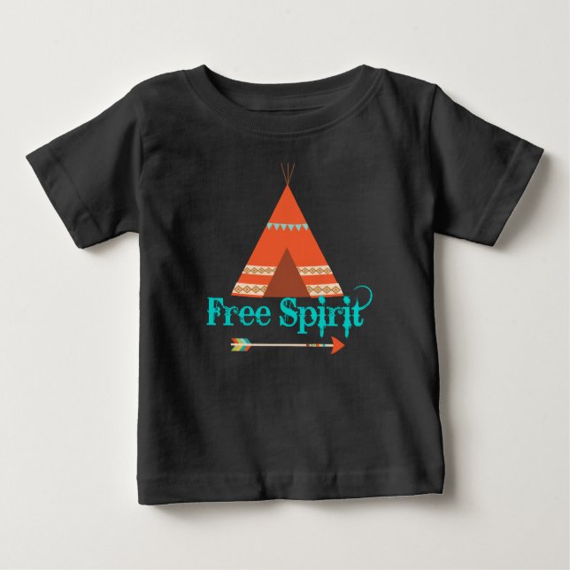 Raglan Tee Pee Free Spirit Tee (Front)