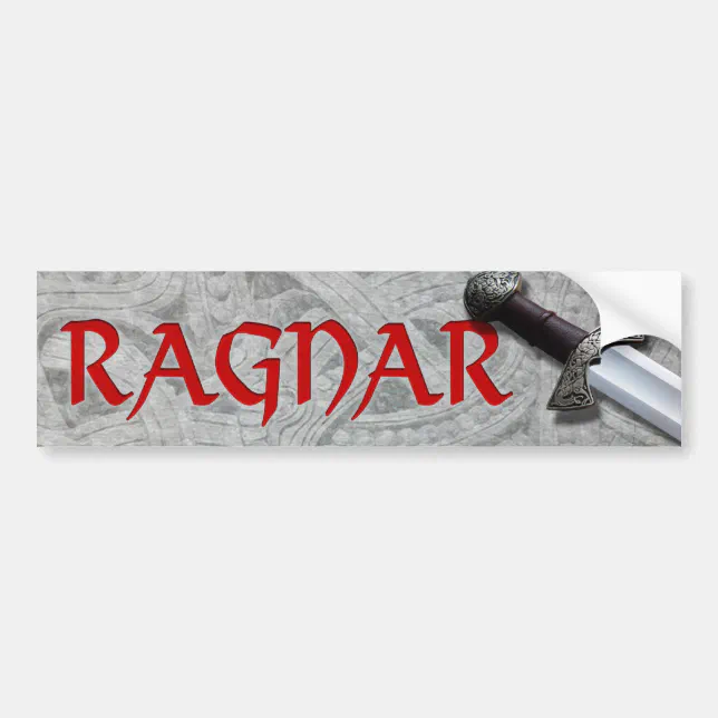 Ragnar Bumper Sticker | Zazzle