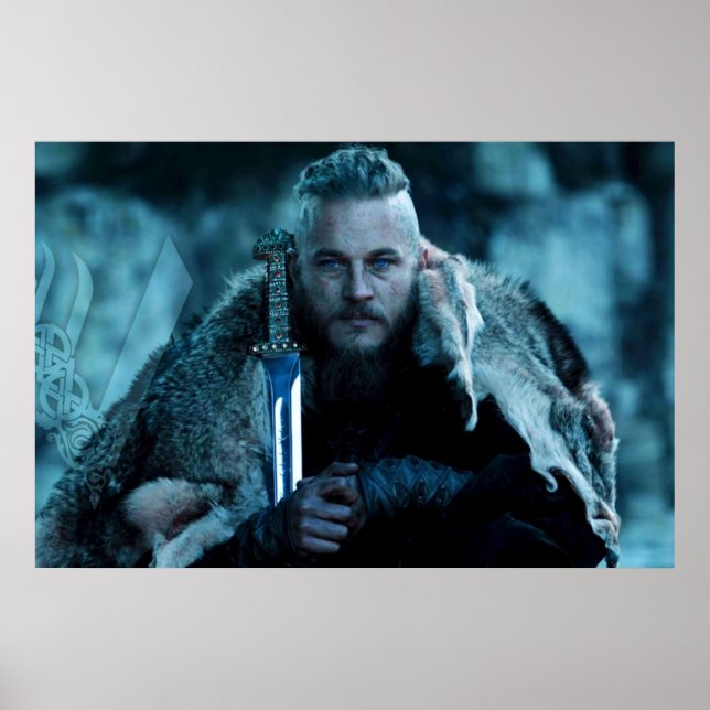 Ragnar Lothbrok viking Poster (Front)