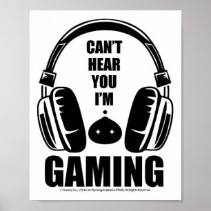 Ragnarok Poring Gamer Meme Tee – Can’t Hear You I’ Poster