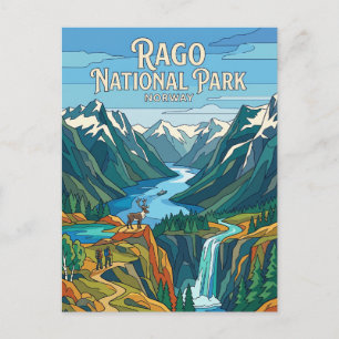 Rago National Park Norway Postcard