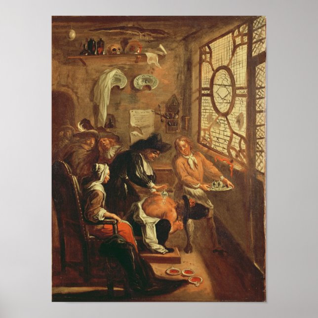 Ragotin Treated with a Cupping Glass Poster (Front)