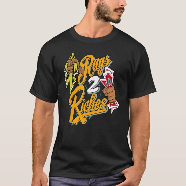 Rags 2 Riches SB Dunk FroSkate Matching T-Shirt (Front)