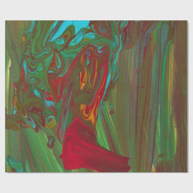 Rags To Riches 1 Bold Abstract Wrapping Paper (Flat)