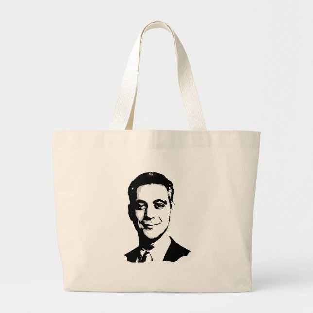 Rahm Emanuel Gear Large Tote Bag (Front)