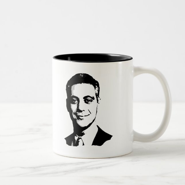 Rahm Emanuel Gear Two-Tone Coffee Mug (Right)