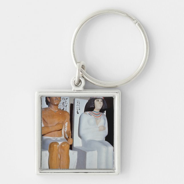 Rahotep and his Wife, Nofret, from Meydum Keychain (Front)