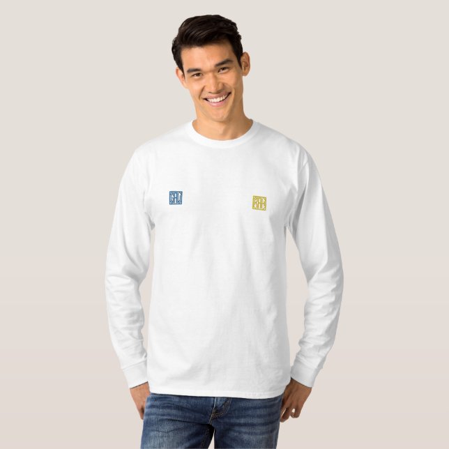 Rahul Dravid Gautam Gambhir Embroidered Shirt (Front Full)
