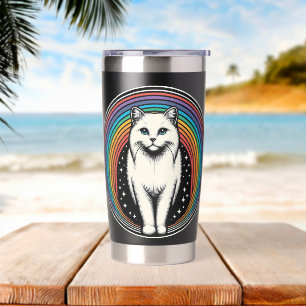 Raibow Cat Insulated Tumbler