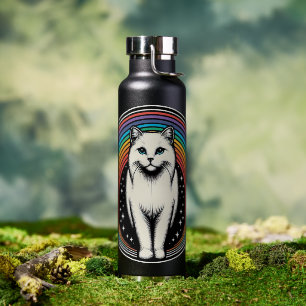 Raibow Cat Water Bottle