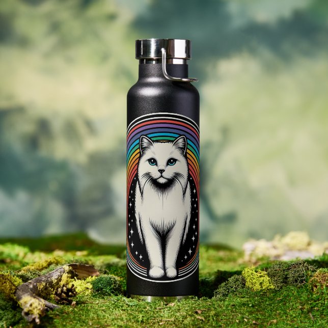 Raibow Cat Water Bottle (Outdoor)