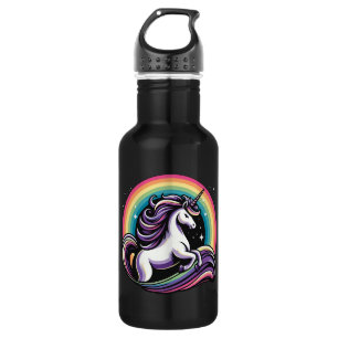 Raibow Unicorn Stainless Steel Water Bottle