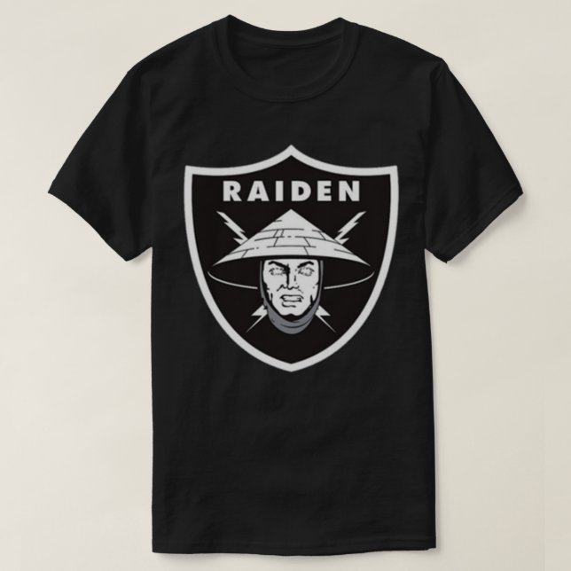Raiden in Raiders logo Essential T-Shirt (Design Front)