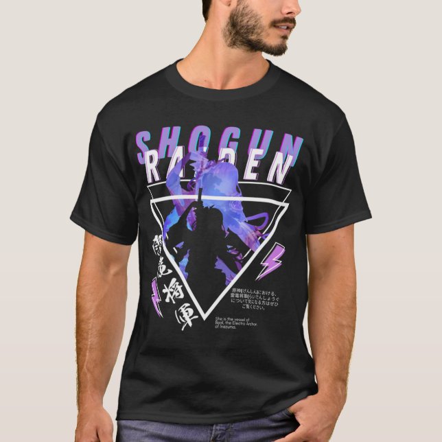 Raiden Shogun BAAL Genshin Impact New Character  T-Shirt (Front)