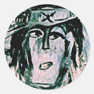 RAIDER FAN CLASSIC ROUND STICKER