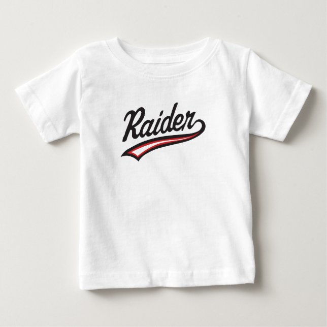 Raider Name Design – Power & Strength Style Baby T-Shirt (Front)