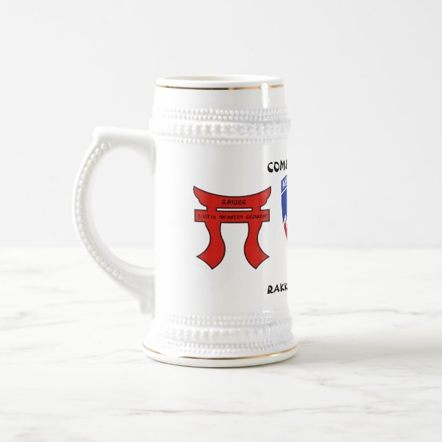Raider Rakkasan 2/187th Infantry Regiment Beer Stein (Left)
