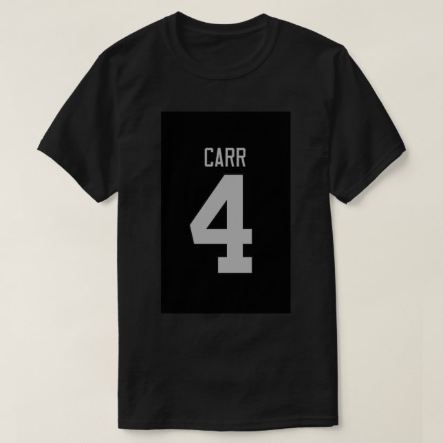 RAIDERS "DEREK CARR" 4 iPhone Case T-Shirt (Design Front)