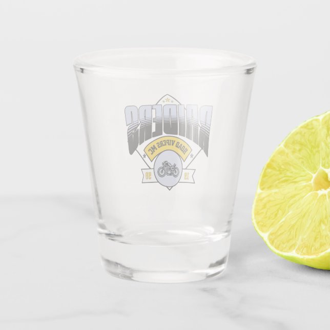 Raiders Road Vipers MC Shot Glass (Back)