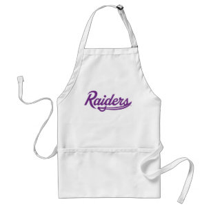 Raiders Script Adult Apron