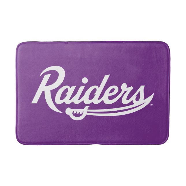 Raiders Script Bath Mat (Front)