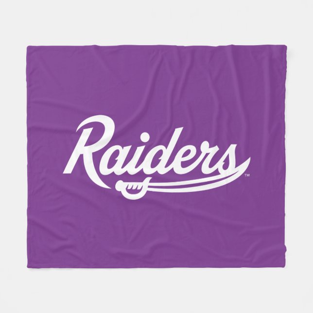 Raiders Script Fleece Blanket (Front (Horizontal))