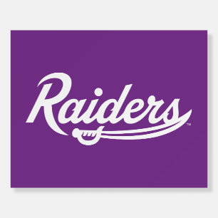 Raiders Script Foam Board