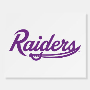 Raiders Script Foam Board