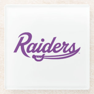 Raiders Script Glass Coaster