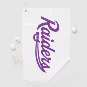 Raiders Script Golf Towel