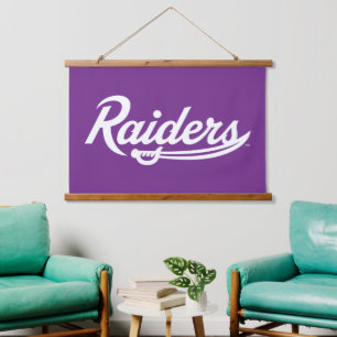 Raiders Script Hanging Tapestry