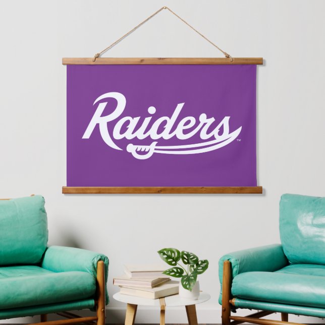 Raiders Script Hanging Tapestry (Living Room)