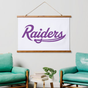 Raiders Script Hanging Tapestry
